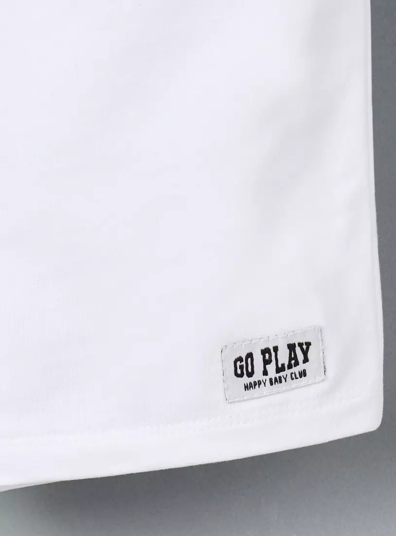 Plain Cotton Terry Shorts-4