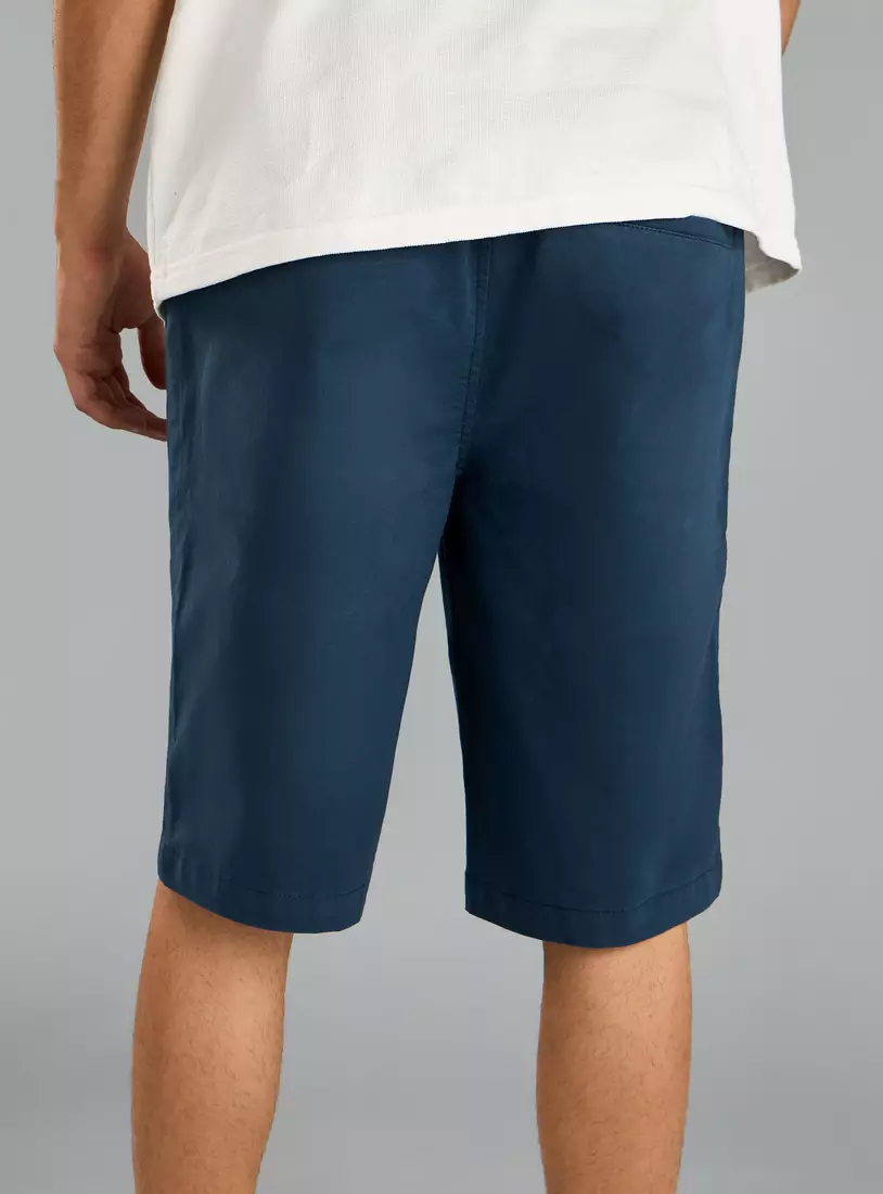 Plain Pull On Shorts-2