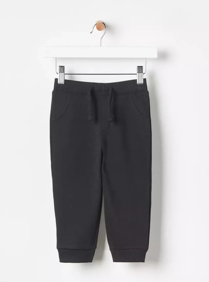 Plain Regular Fit Joggers-1