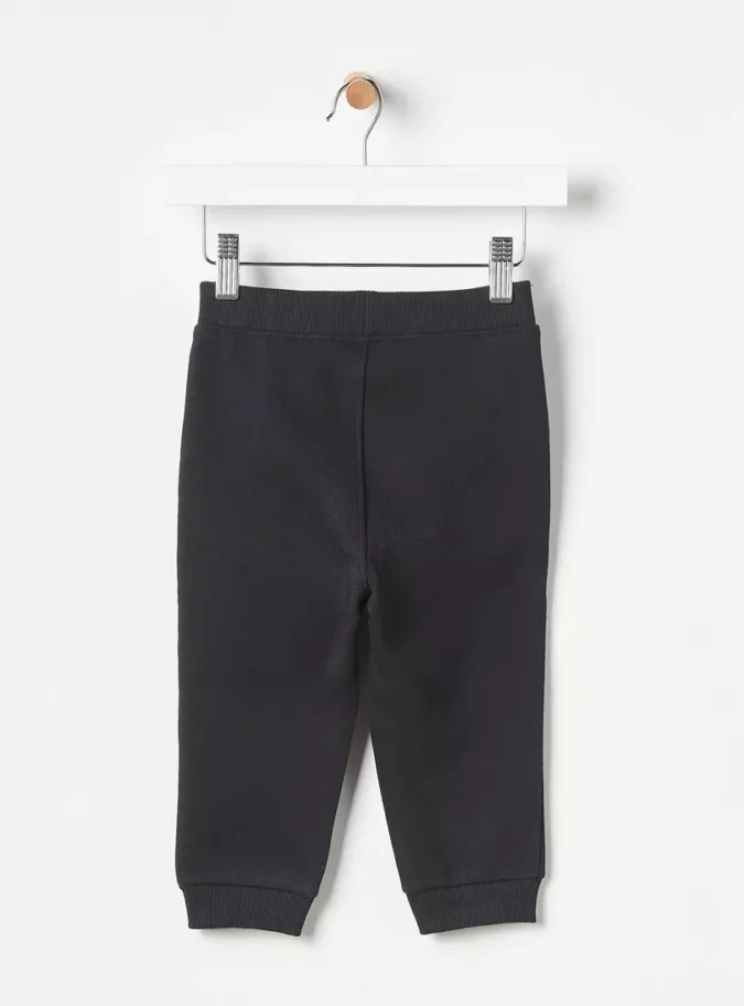 Plain Regular Fit Joggers-2