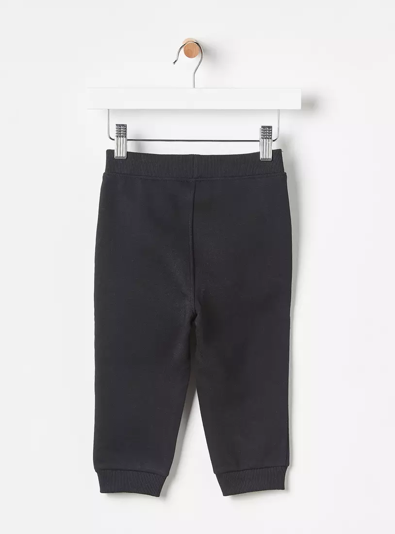 Plain Regular Fit Joggers-2