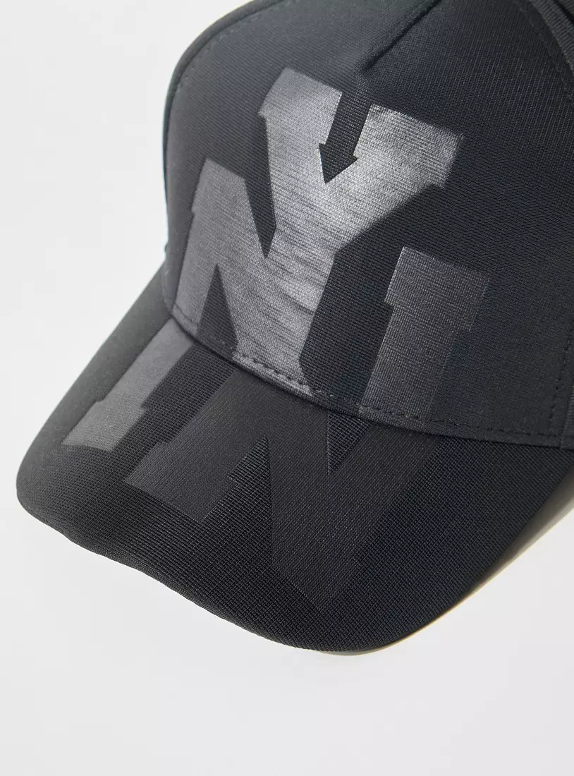 Printed Cap with Hook and Loop Strap Closure-3