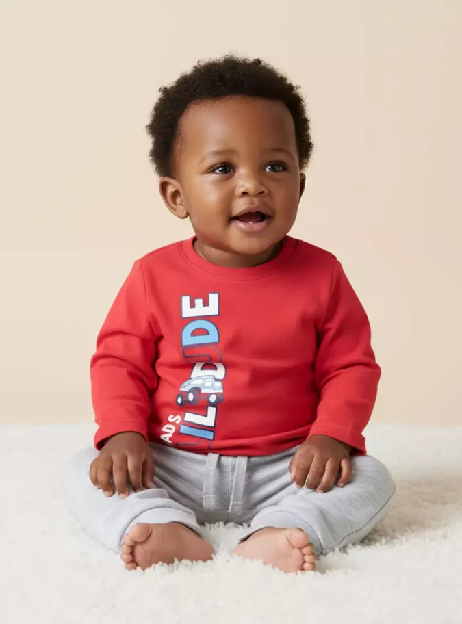 Printed Cotton T-shirt-1