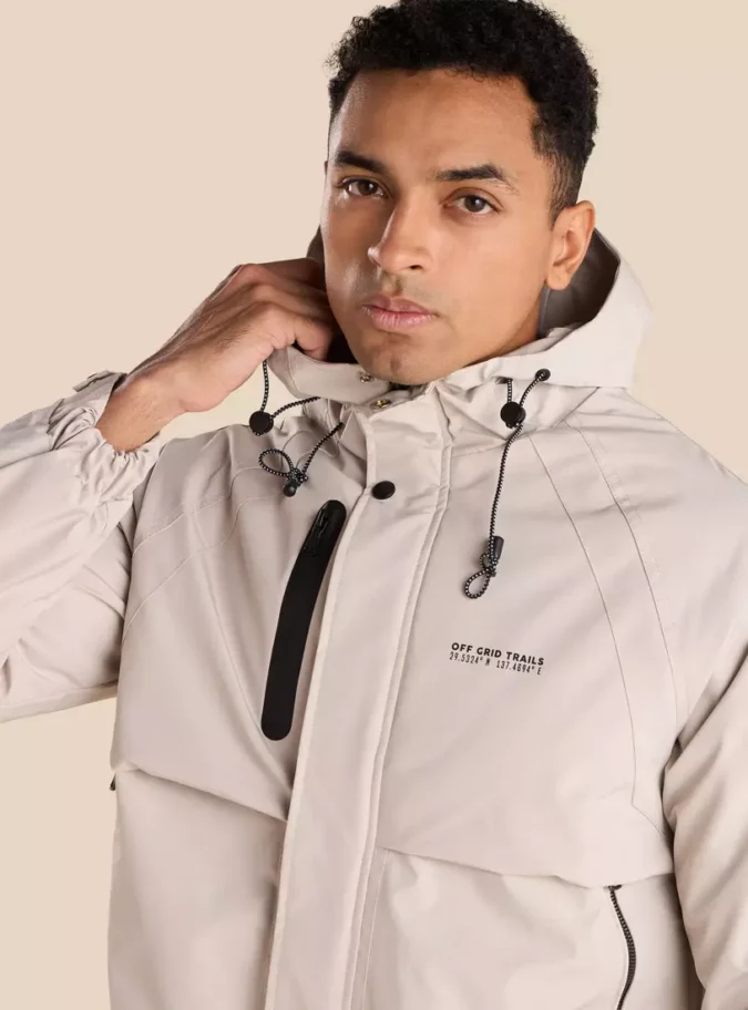 Printed Hooded Utility Jacket-3