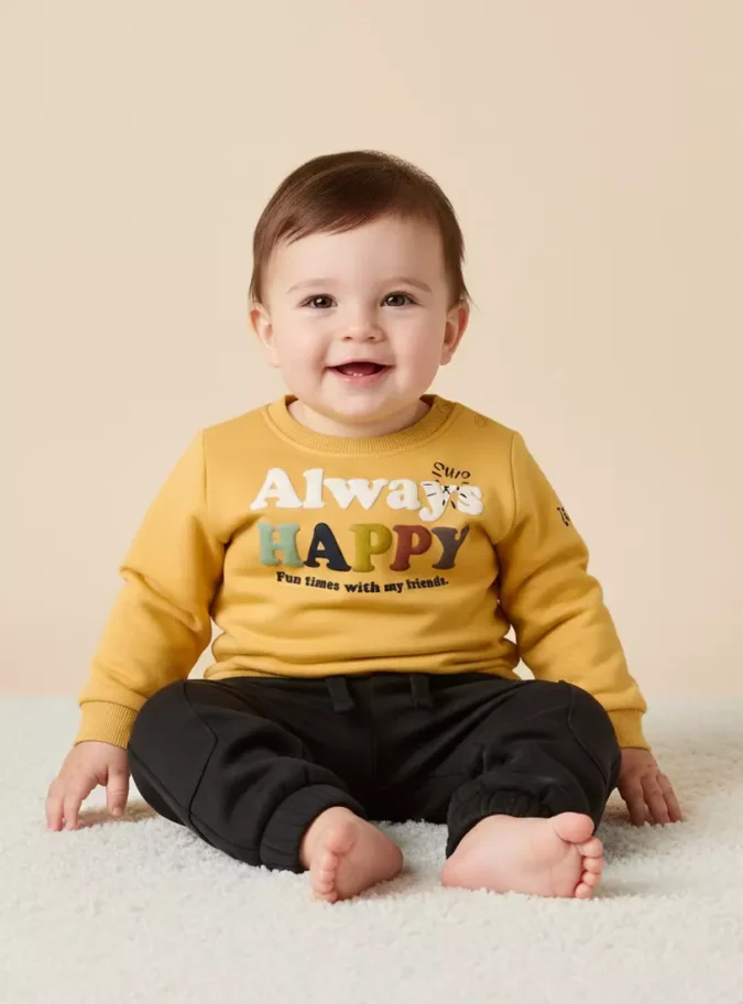 Printed Print Sweatshirt-1