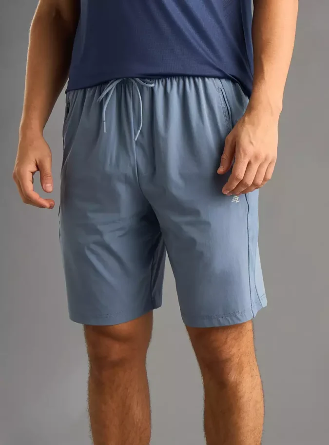 Printed Side Panel Shorts-4