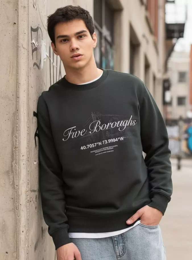 Printed Sweatshirt-1