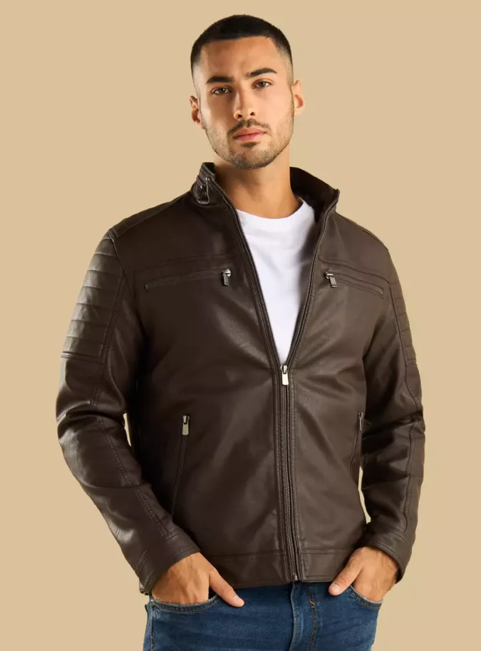 Regular Fit Better Cotton Biker Jacket-1