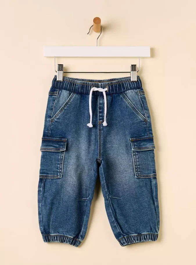 Regular Fit Cargo Jeans-1