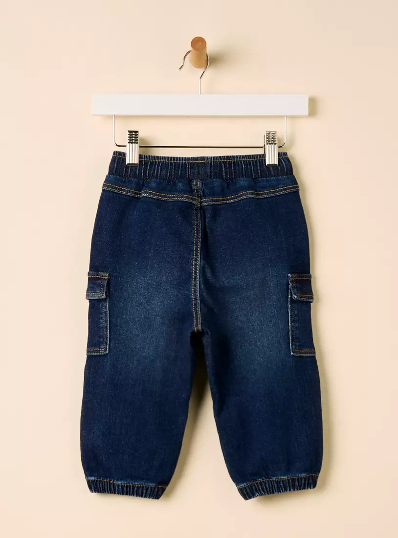 Regular Fit Cargo Jeans-2