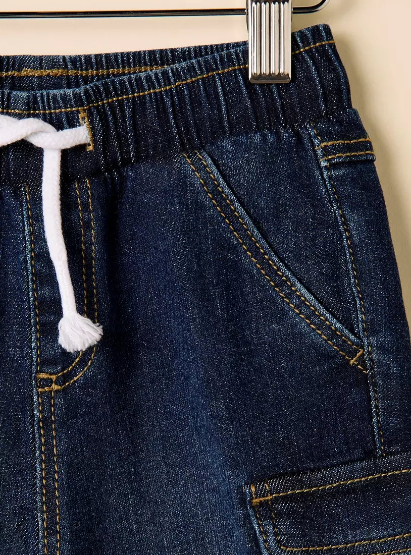 Regular Fit Cargo Jeans-3