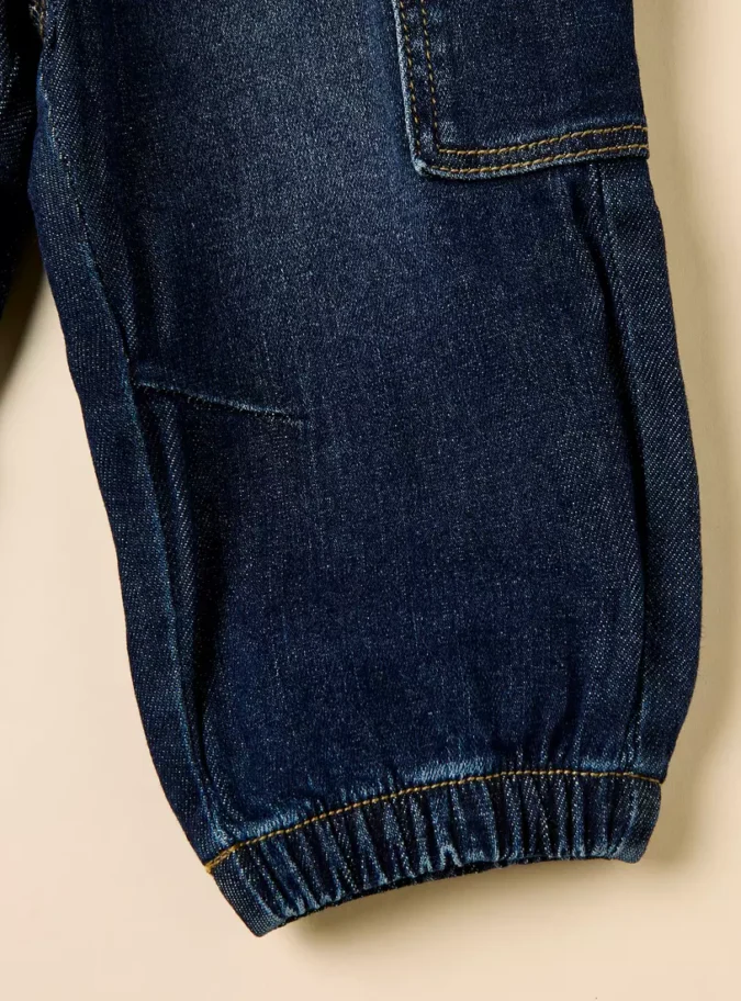 Regular Fit Cargo Jeans-4
