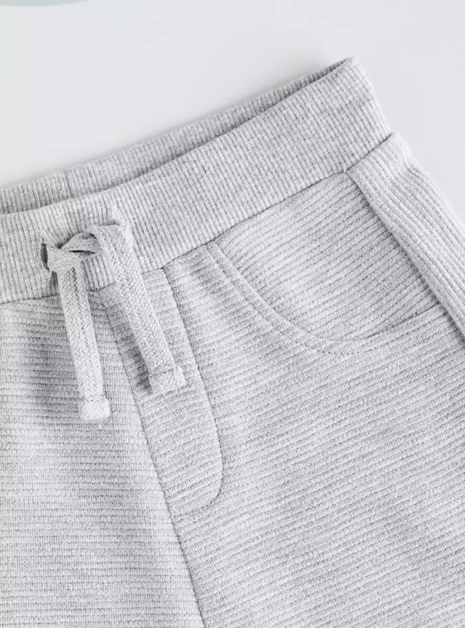 Ribbed Ottoman Shorts-3