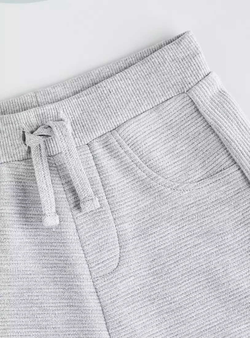 Ribbed Ottoman Shorts-3