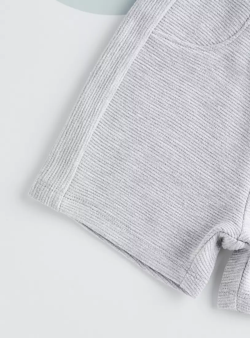 Ribbed Ottoman Shorts-4