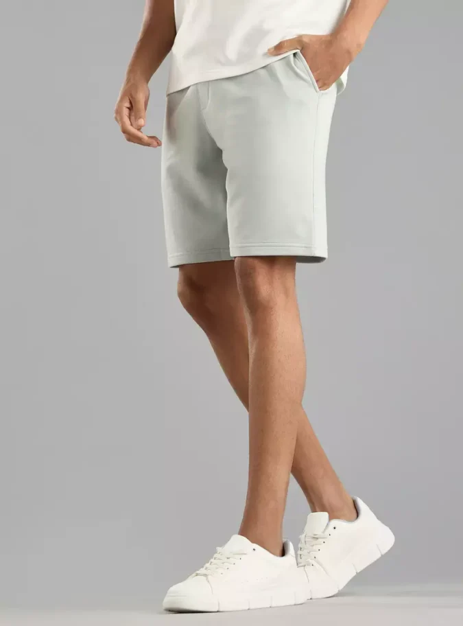 Shorts with Drawstring Closure-4