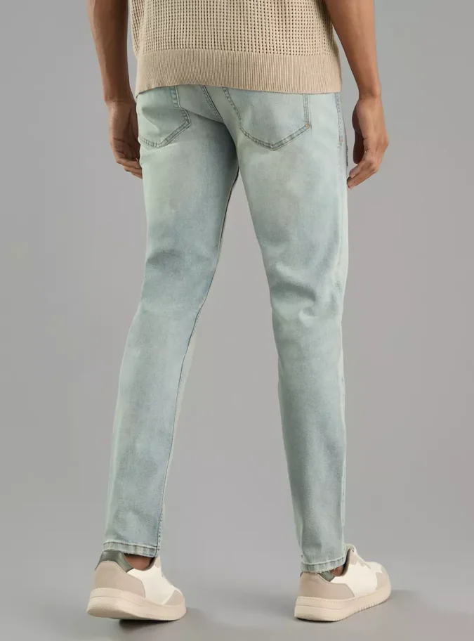 Skinny Fit Constructed Jeans-2