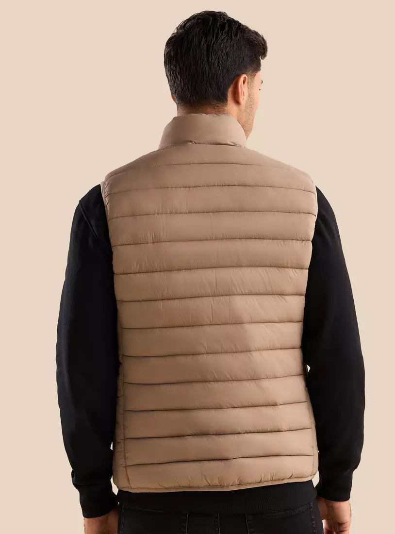 Sleeveless Puffer Jacket-2