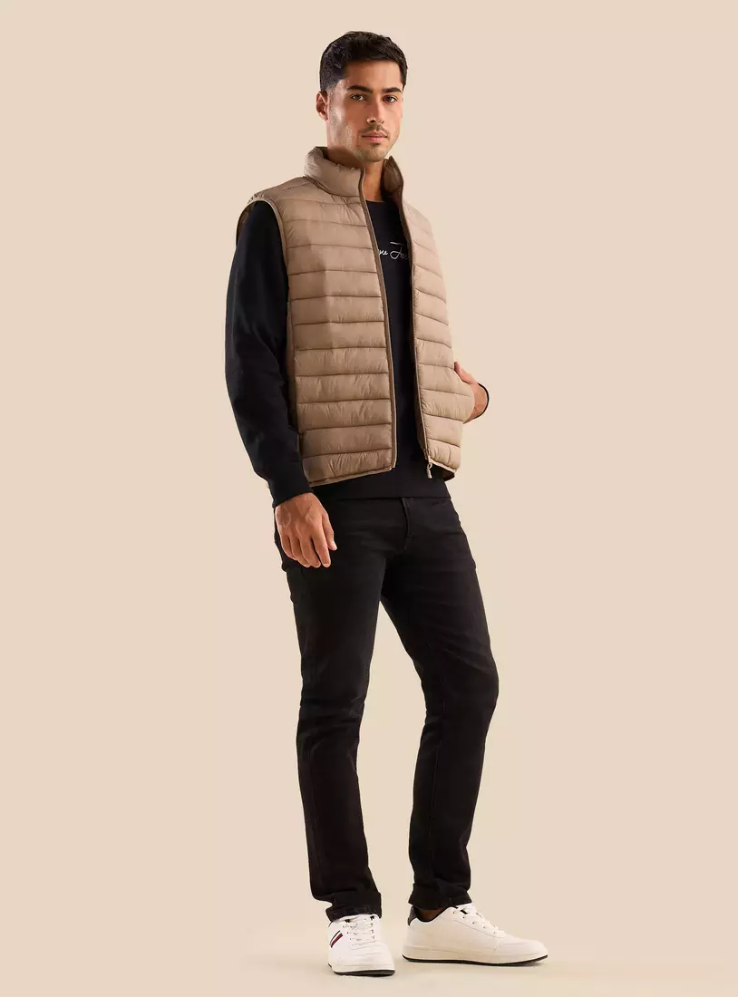 Sleeveless Puffer Jacket-4