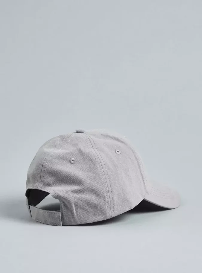 Slogan Applique Cap with Hook and Loop Strap Closure-2