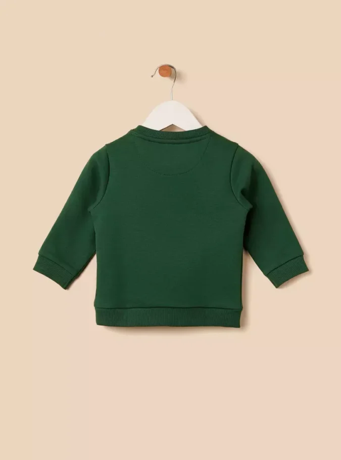 Slogan Print Sweatshirt-2