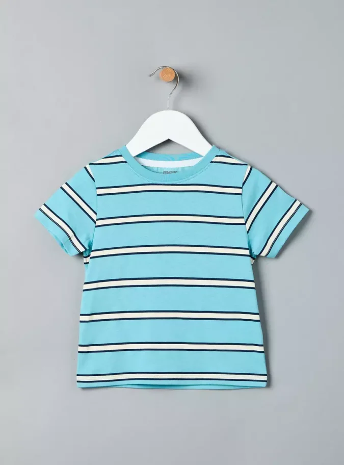 Striped Cotton T-shirt-2