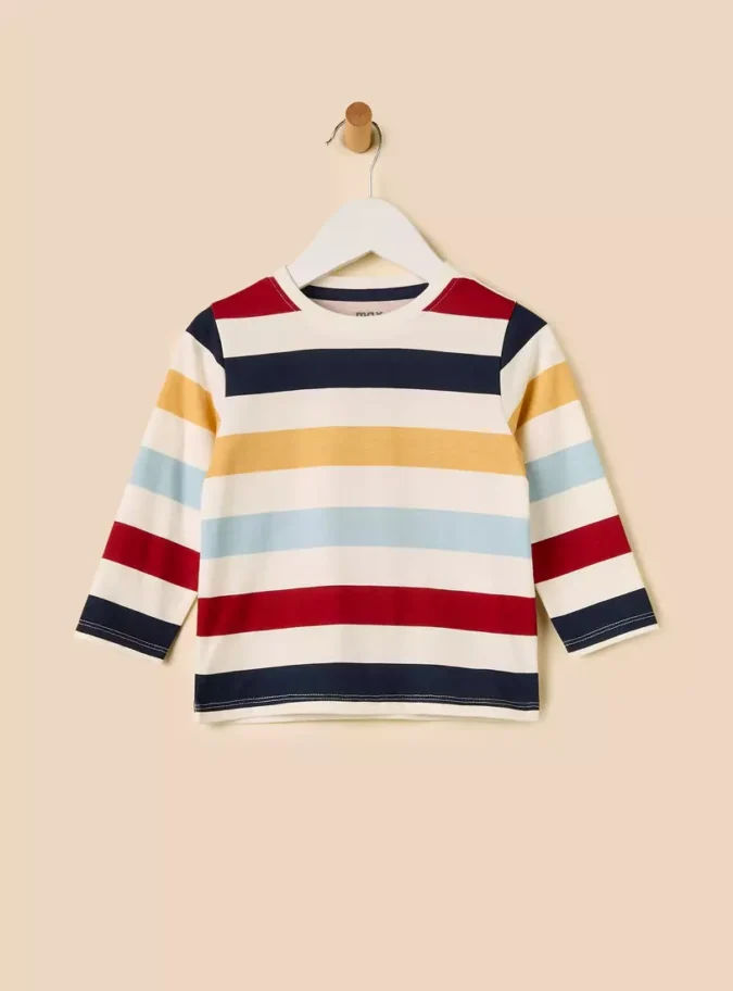 Striped Cotton T-shirt-2