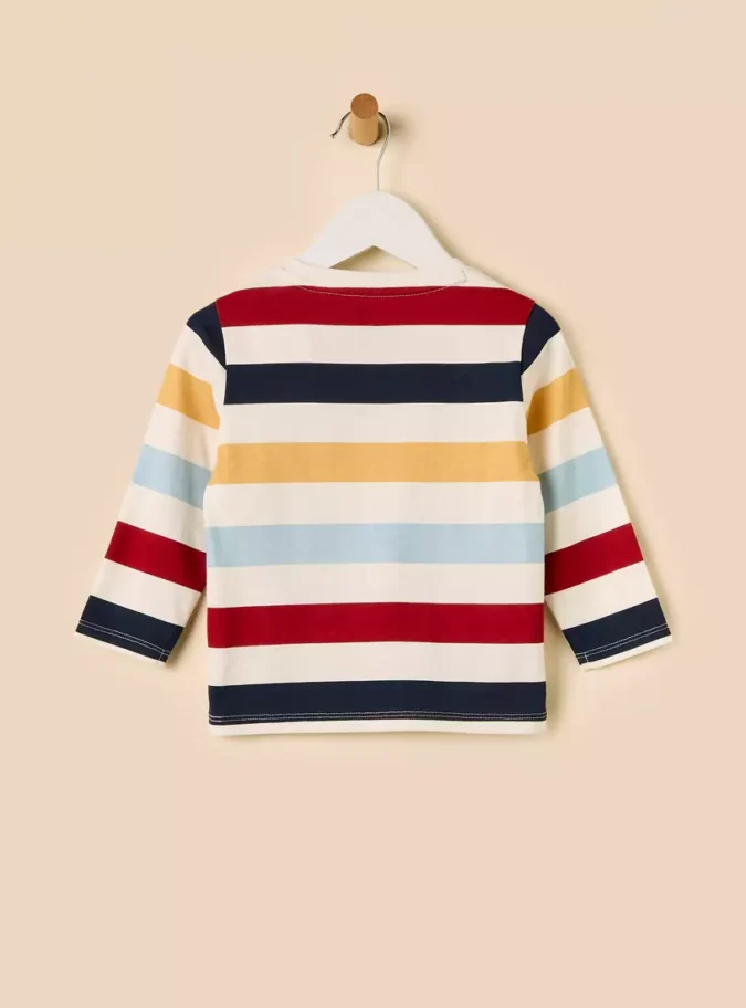 Striped Cotton T-shirt-4