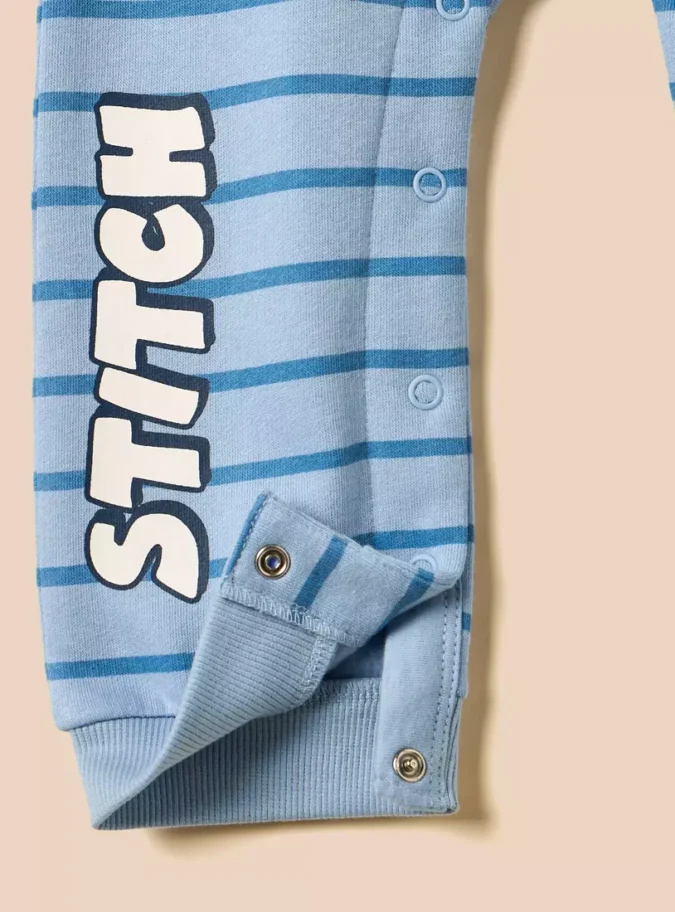 Striped Hooded Cotton Romper-4