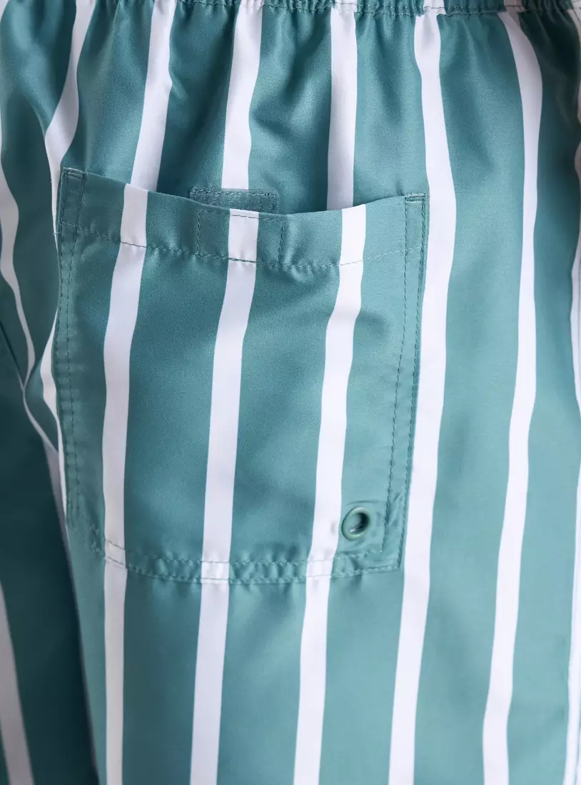 Striped Swim Shorts-3