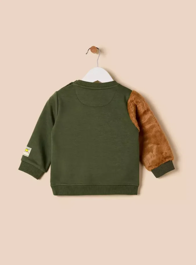 Teddy Bear Applique Sweatshirt-2