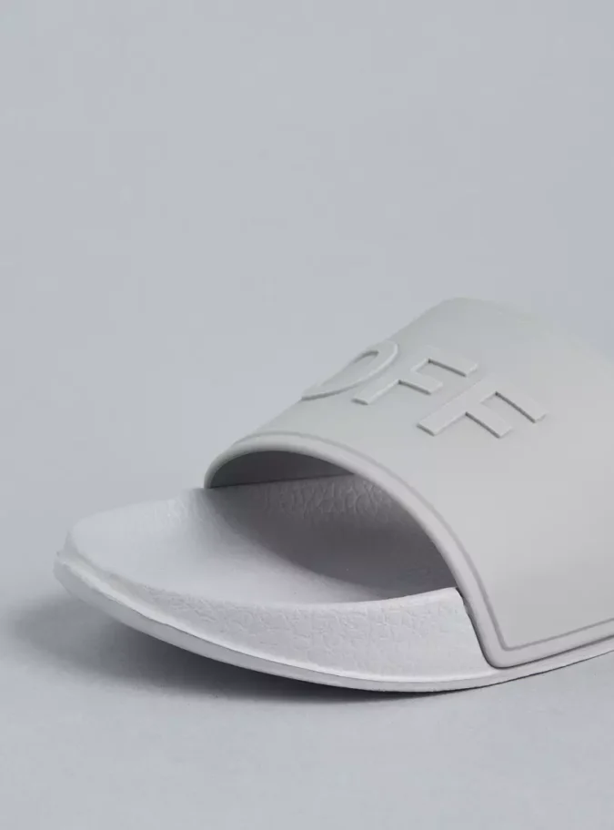 Text Embossed Beach Slides-2