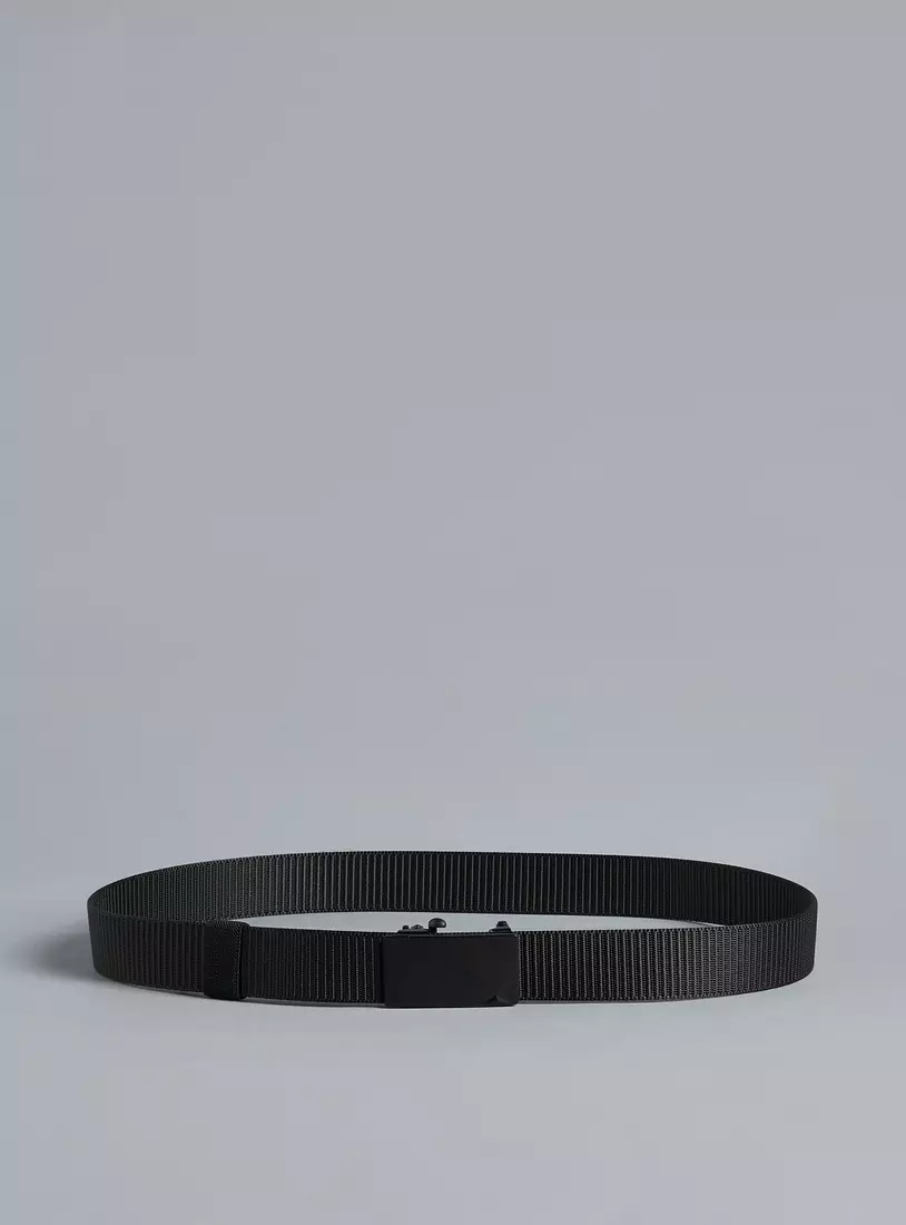 Textured Belt with Buckle Closure-3