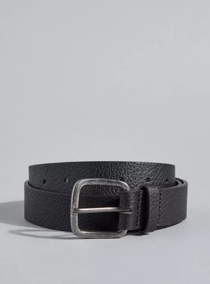 Textured Belt with Pin Buckle Closure-1