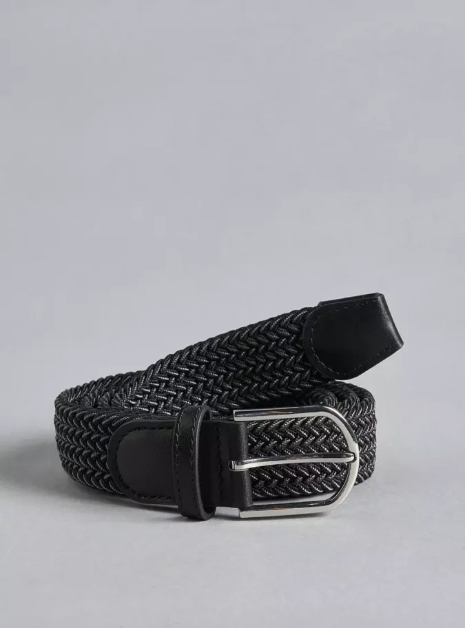Textured Belt with Pin Buckle Closure-1