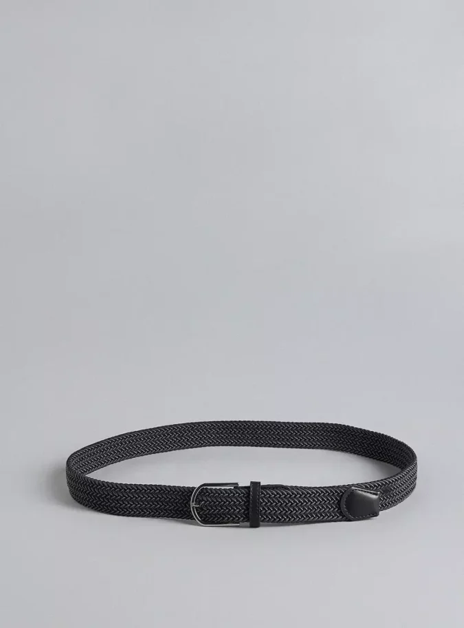 Textured Belt with Pin Buckle Closure-3