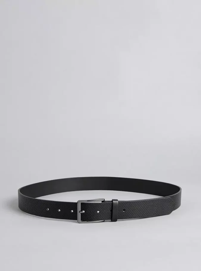 Textured Belt with Pin Buckle Closure-3