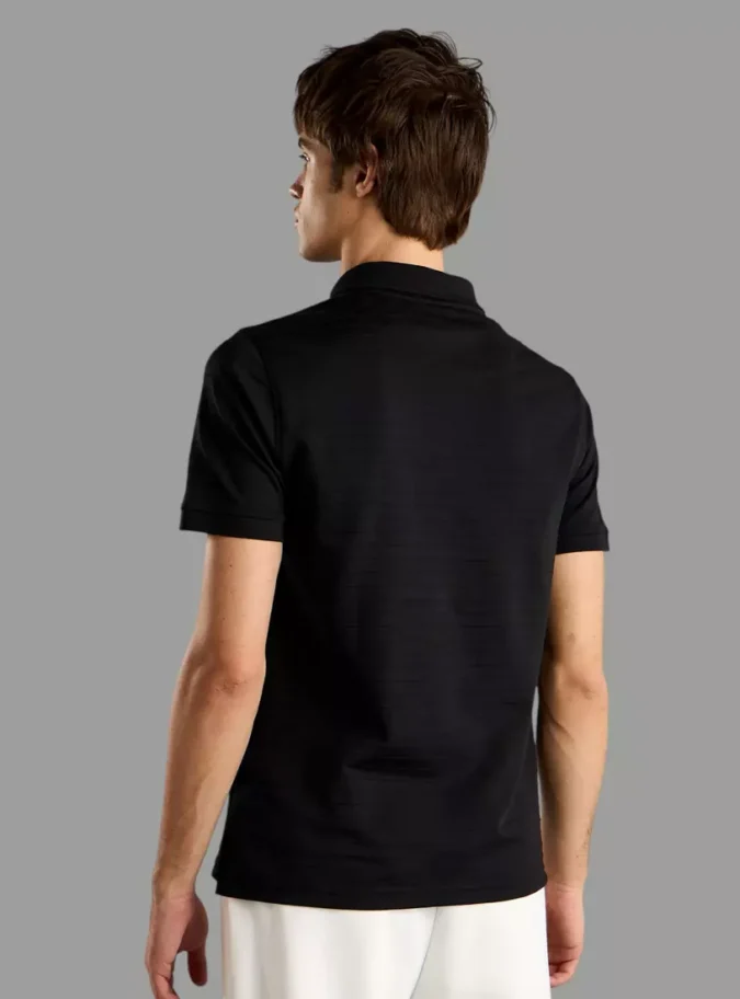 Textured Polo T-shirt-2