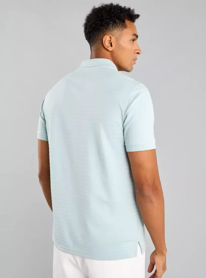 Textured Polo T-shirt-2