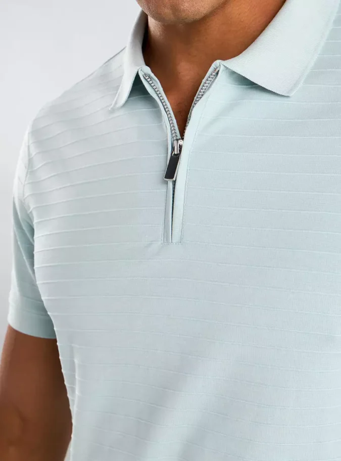 Textured Polo T-shirt-3