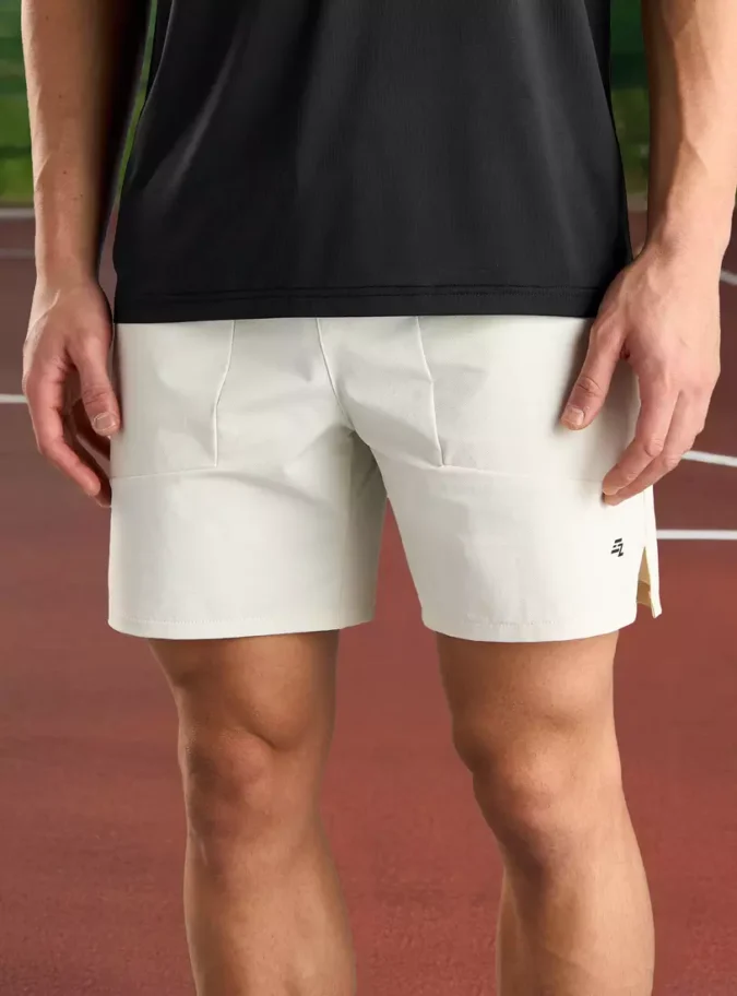 Textured Running Shorts-1