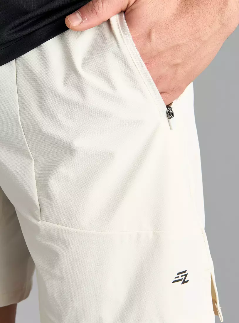 Textured Running Shorts-3