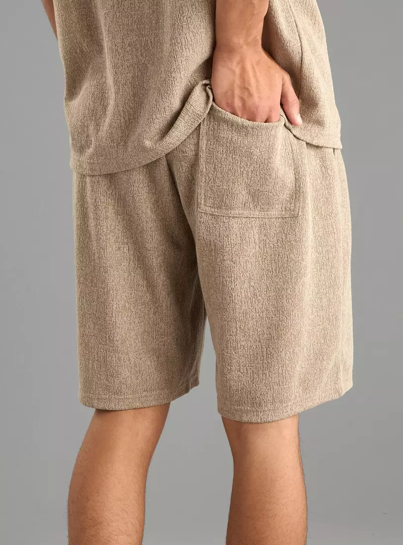 Textured Shorts-2
