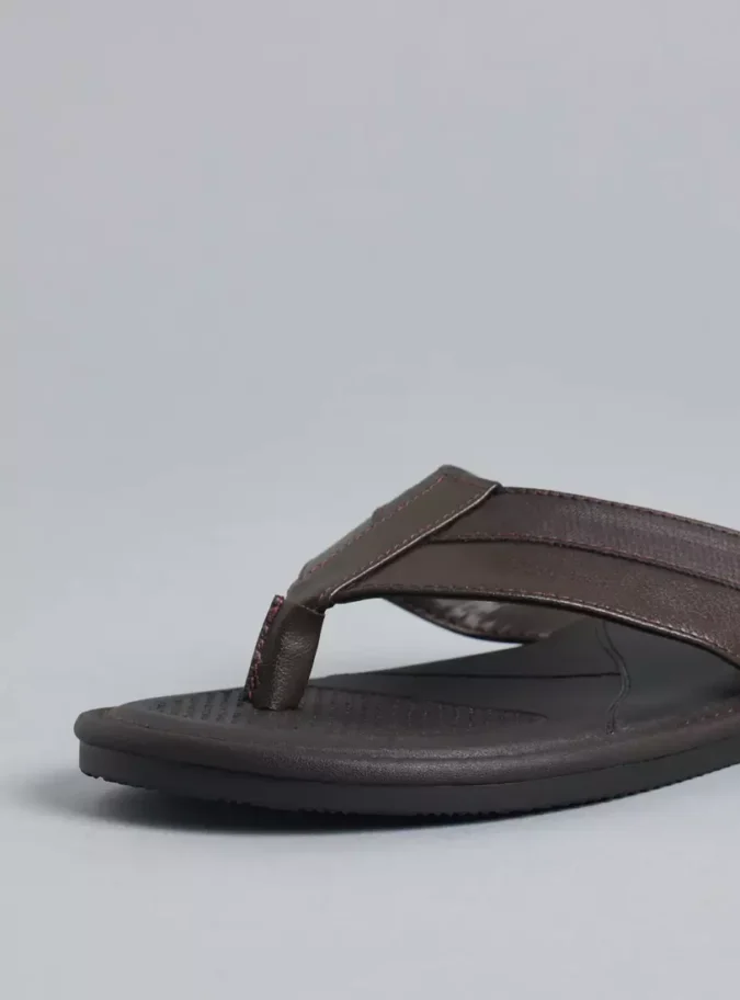 Textured Slip-On Comfort Sandals-4