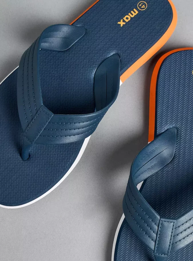 Textured Thong Slippers-2