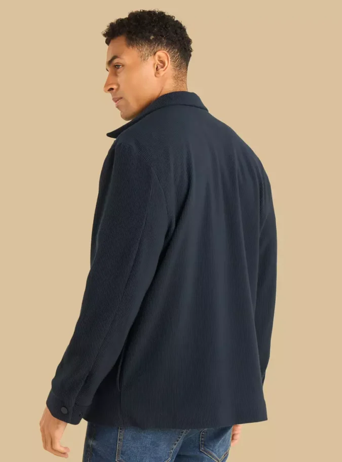 Textured Vertical Knit Jacket-2