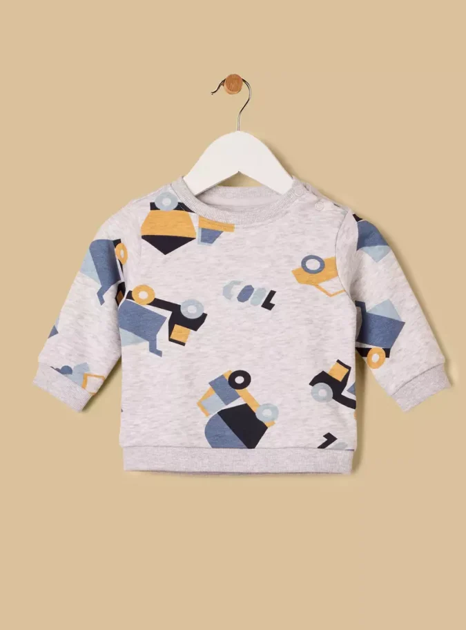 Tractor Print Sweatshirt-1