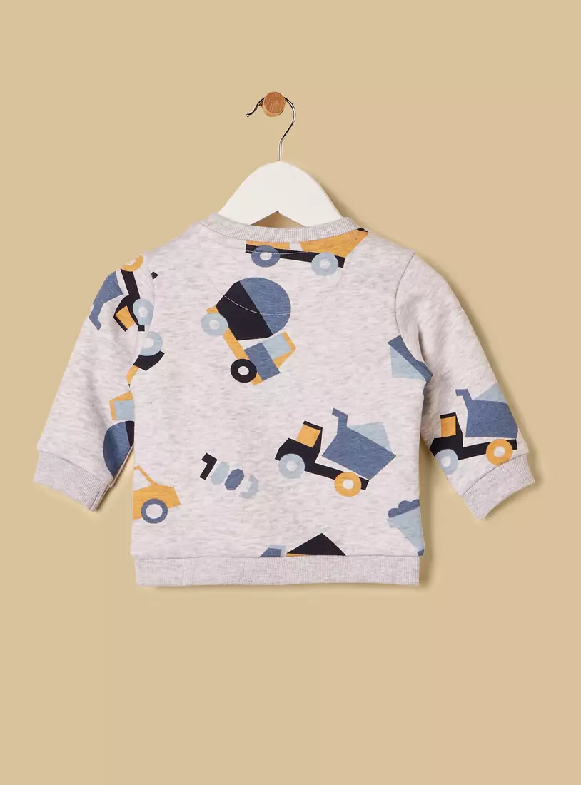 Tractor Print Sweatshirt-2