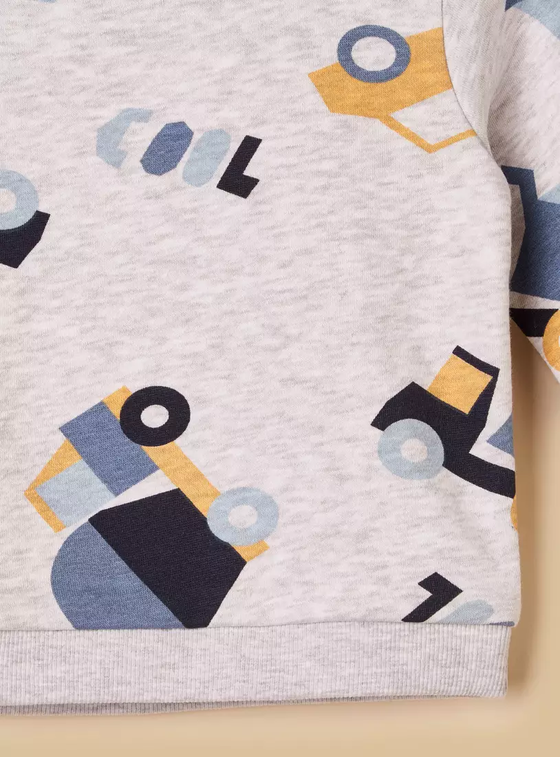 Tractor Print Sweatshirt-4