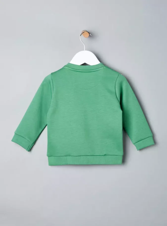 Typographic Print Sweatshirt-2